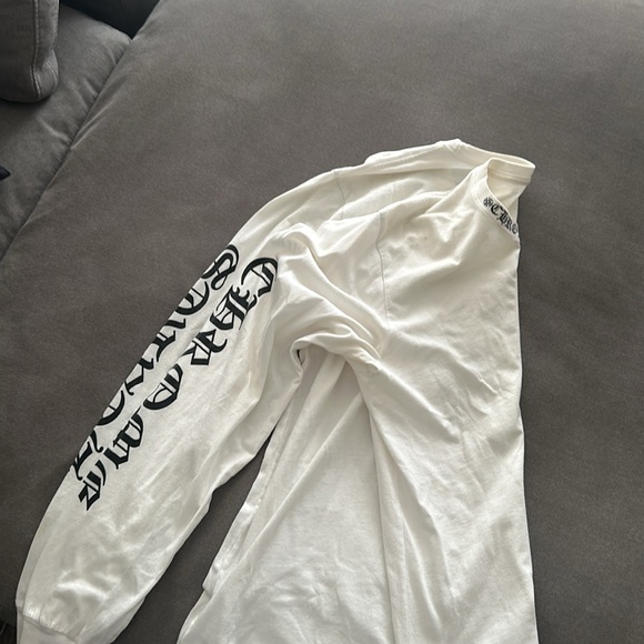 Chrome Hearts White Long Sleeve crewneck Size M - Picture 7 of 10